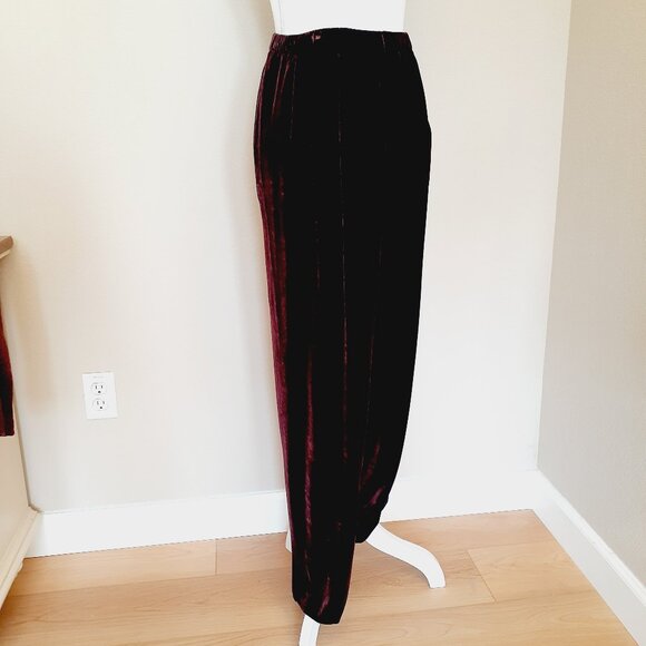 Eileen Fisher Velvet Pant & Cardigan Set - Picture 7 of 16